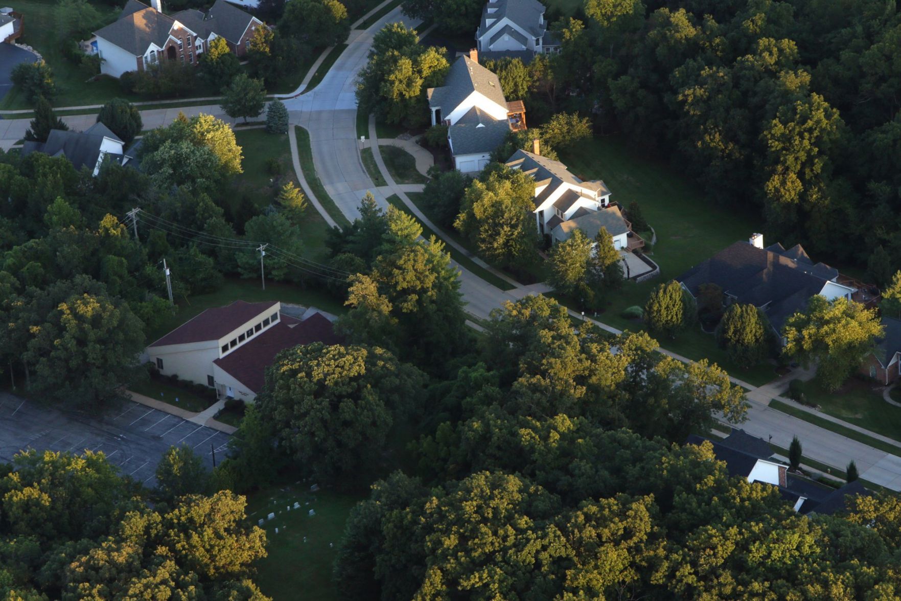 Aerial views of Westland Acres